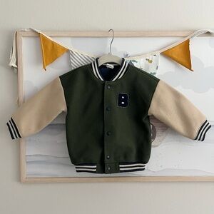 • baby boy H&M varsity jacket •